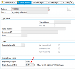 SAP Segmentasyon Uyarlama Adımları 2